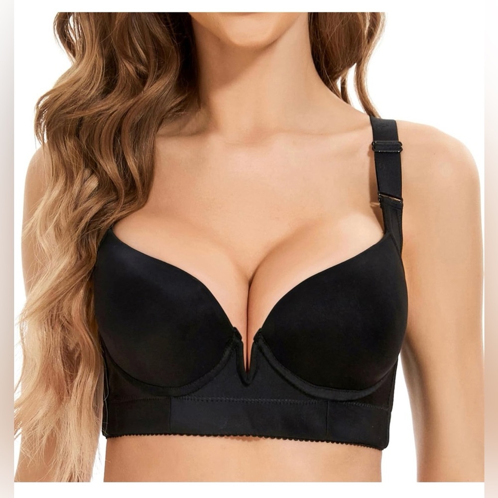 Women Push Up Bras Plus Size with Back Seamless Underwire T-Shirt-SIZE 42DD